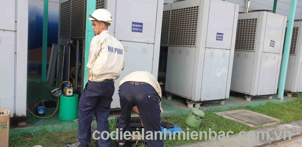 Sửa chữa điều hòa công nghiệp tại Thái Bình