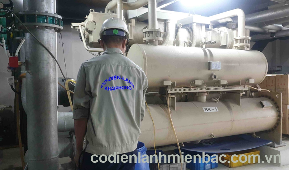 Tẩy cặn Chiller tại Hải Phòng