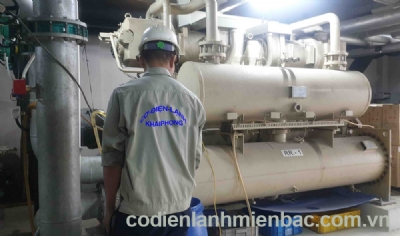 Tẩy cặn Chiller tại Khu công nghiệp Vsip Hải Phòng 