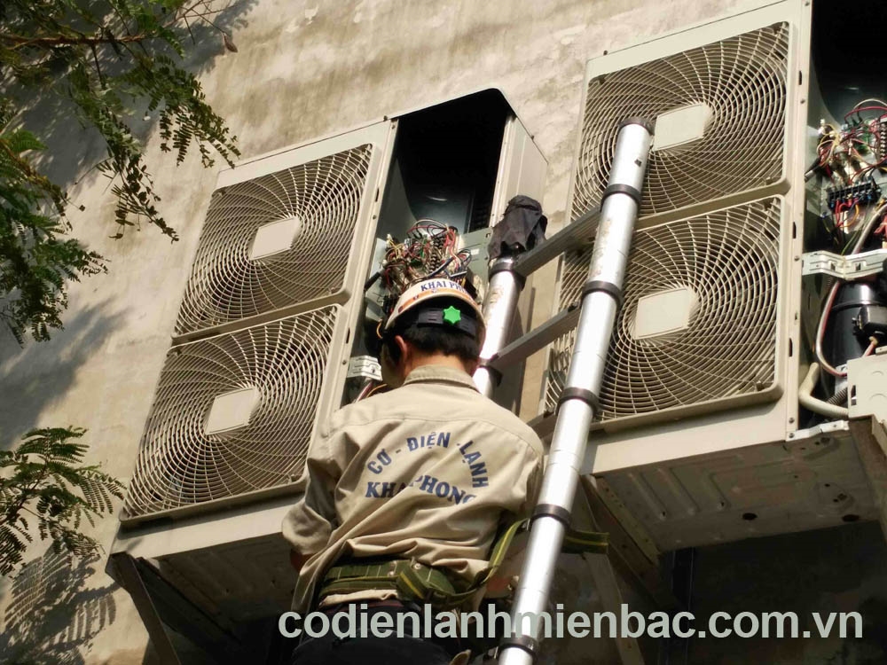 Lắp đặt điều hòa công nghiệp tại Thái Bình