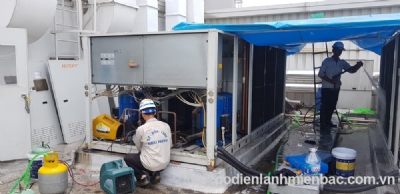 Sửa chữa bơm nước cho chiller tại Hà Nam