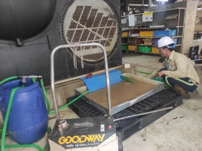 Tẩy cặn bình ngưng tại Hồng Bàng Hải Phòng 