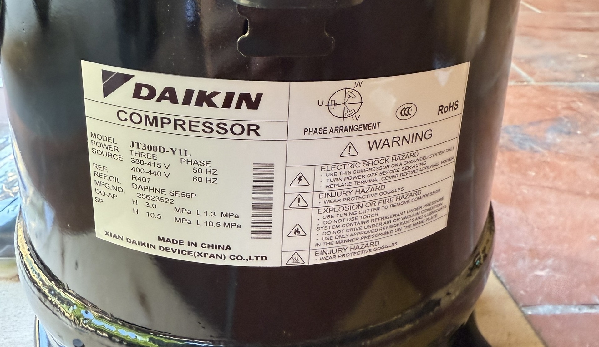 Máy nén JT300D-Y1L