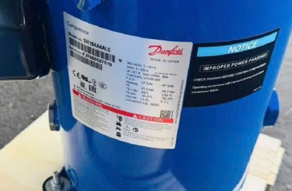 Máy nén sh184a4alc-Máy nén xoắn ốc danfoss