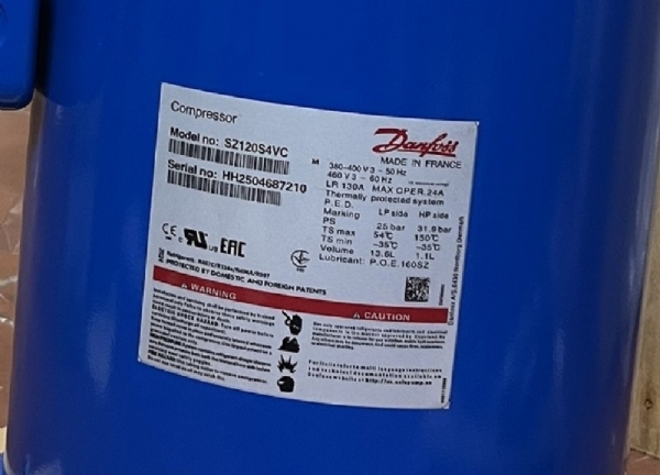 Máy nén sz120s4vc-máy nén xoắn ốc danfoss