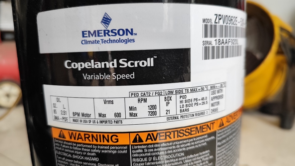 Máy nén ZPV0962E-5X9-522