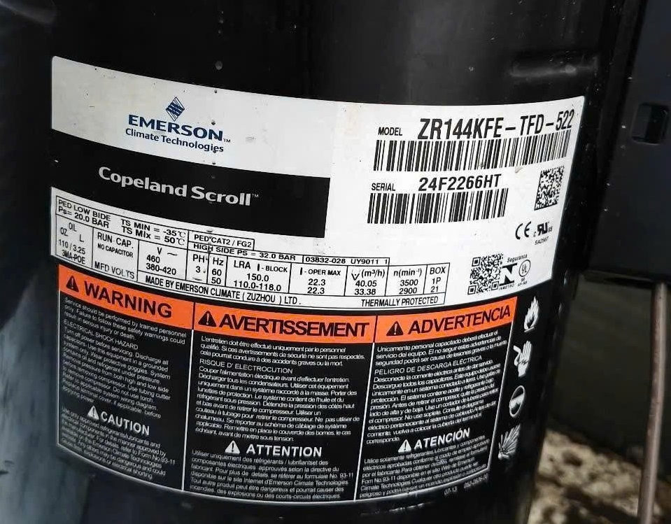 Máy nén ZR144KFE-TFD-522
