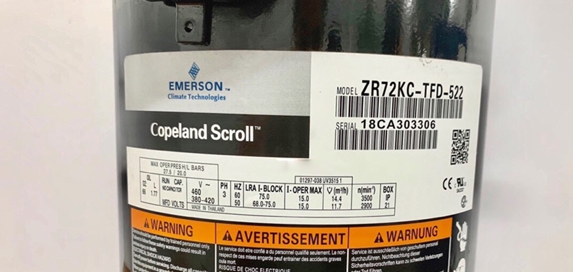 Máy nén ZR72KC-TFD-522 