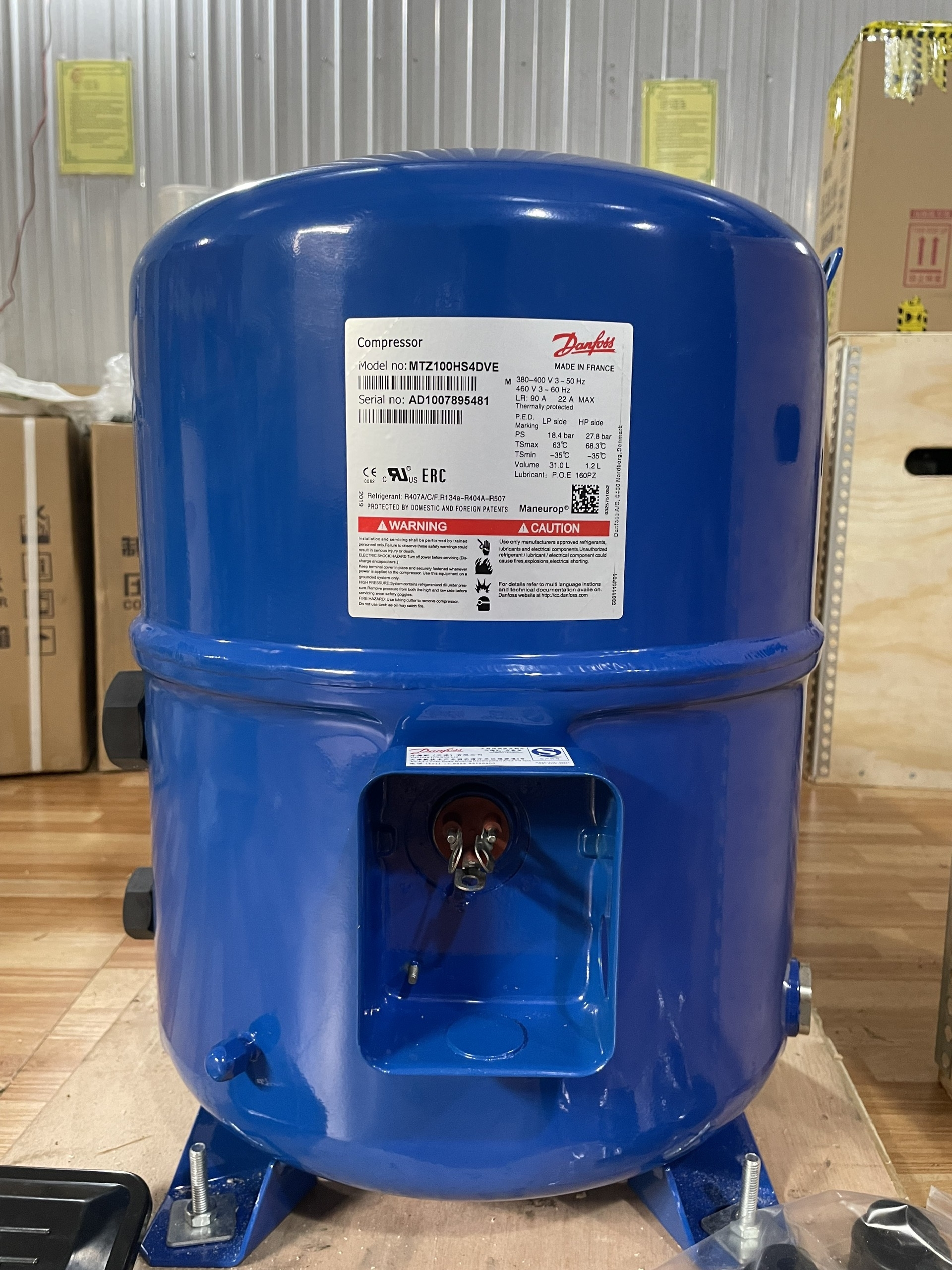 Máy nén mtz100hs4dve-Máy nén piston danfoss