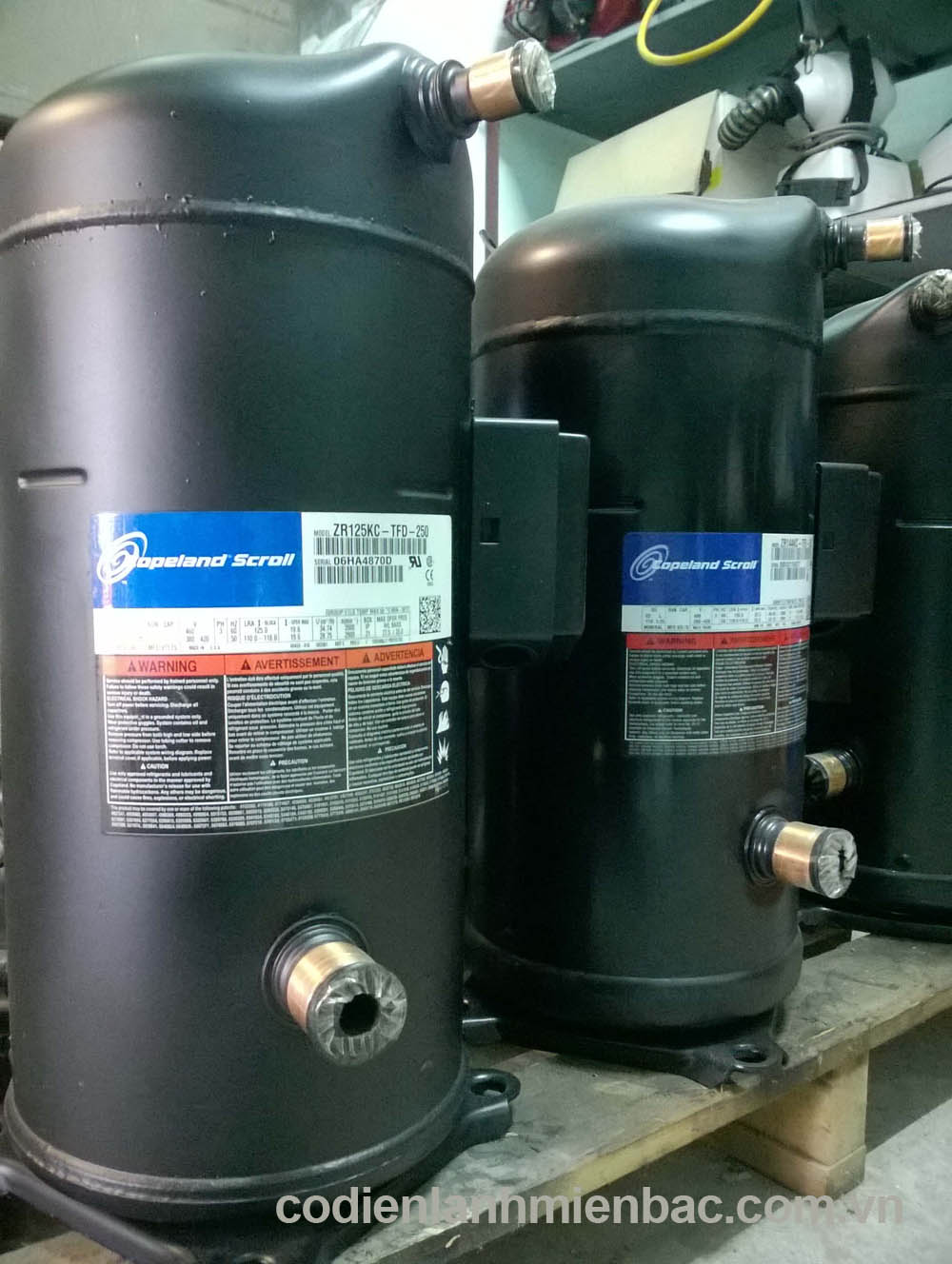 Máy nén Copeland ZR125KC - TFD - 250